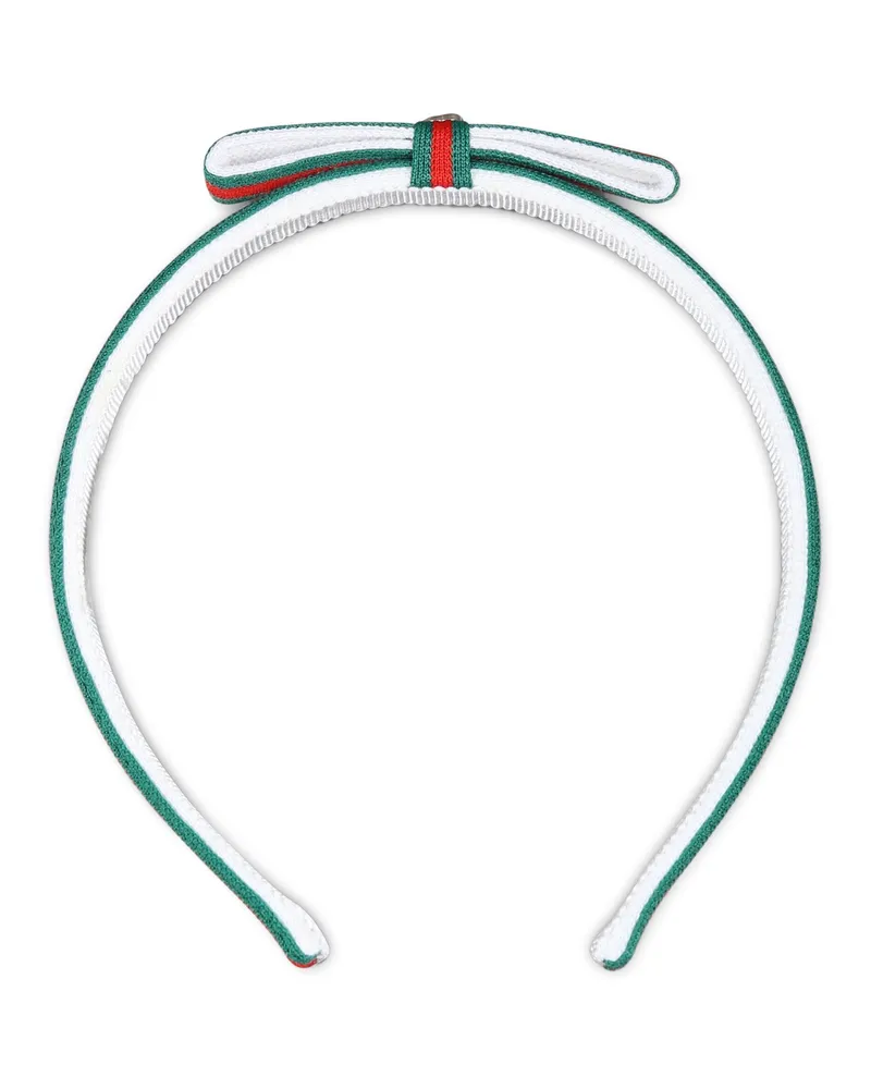 Gucci New Marzolina Hairband With Ribbon White