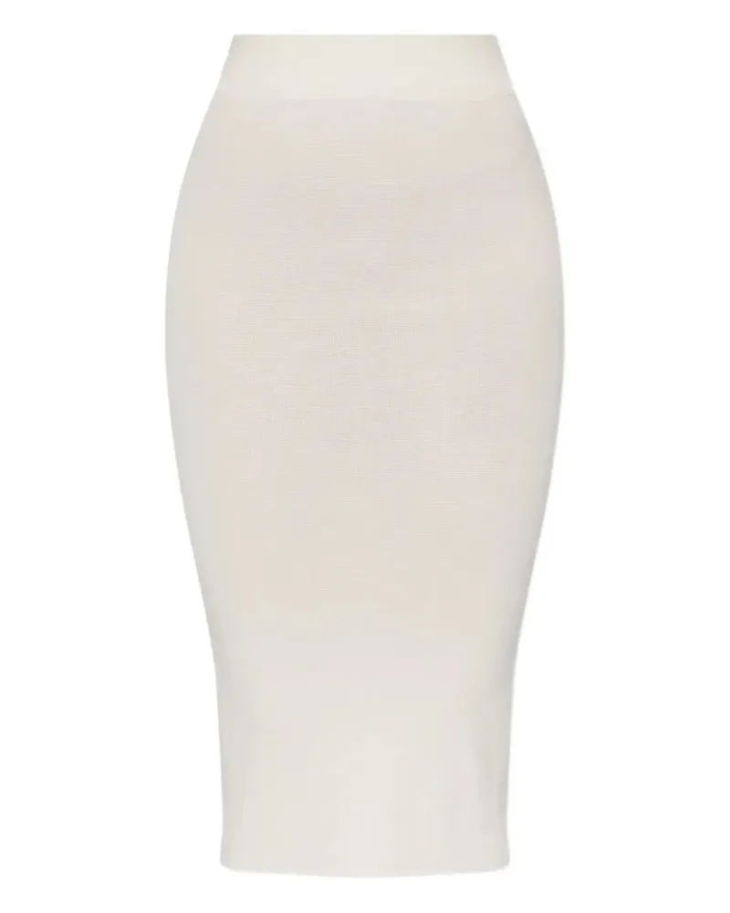 Entire Studios Knit" Skirt White