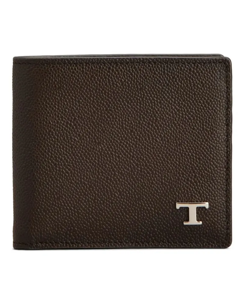 TOD'S Classic Wallet With Coin Holder Brown