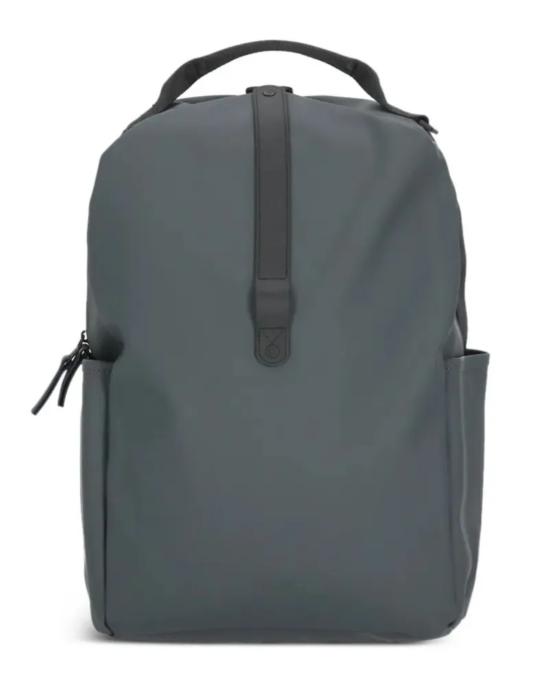 RAINS Clip Front Backpack Gray