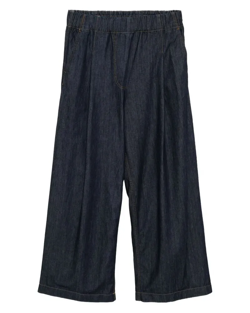 Dries van Noten Pila Denim Pants Blue