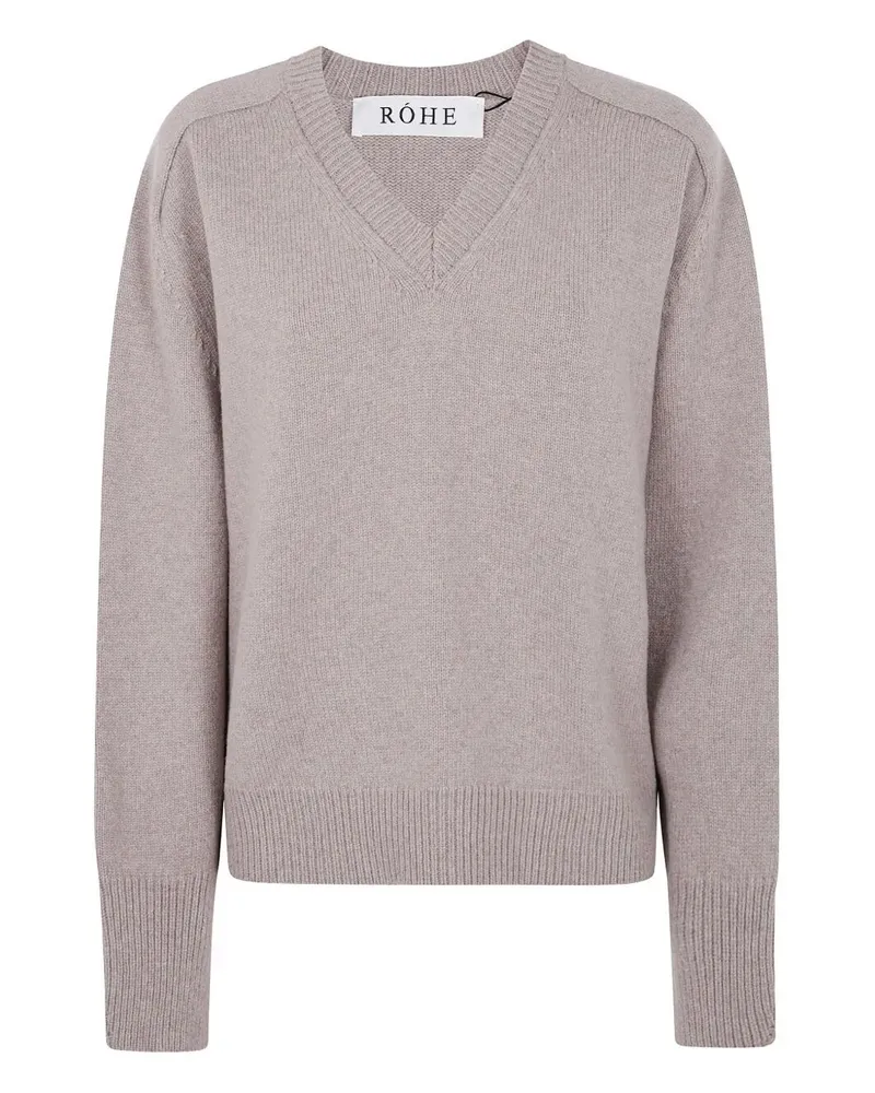 Róhe Sleeve Wrap Jumper Gray