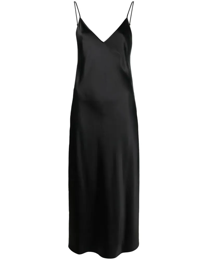 Joseph Clea" Dress Silk Satin Black