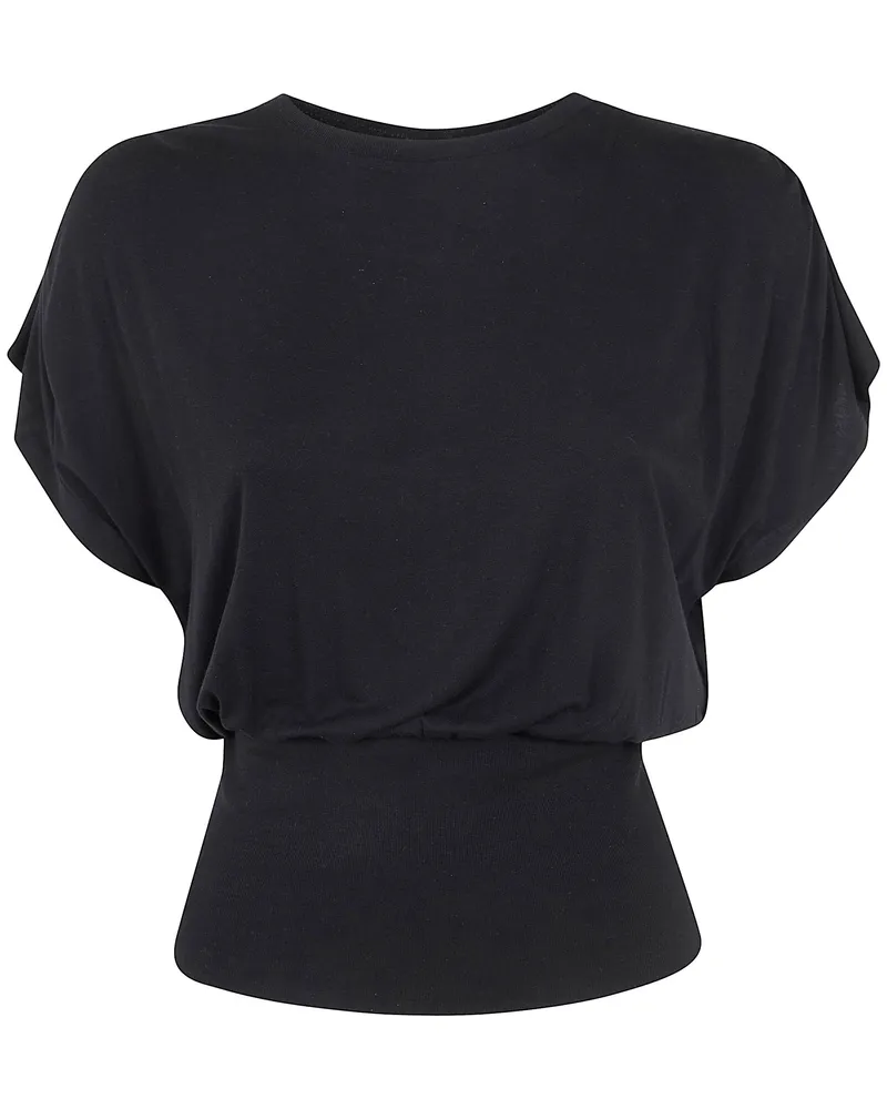 THOM KROM Crop T-Shirt Black