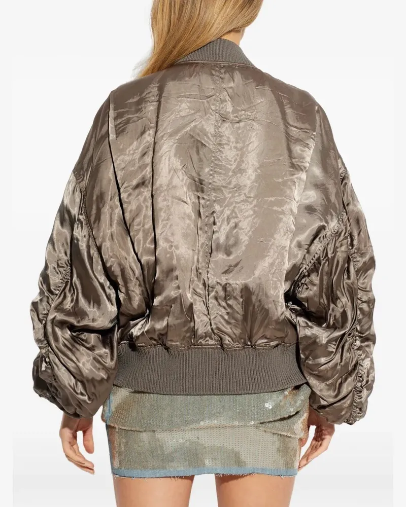Rick Owens Secchia Flight" Padded Jacket Gray