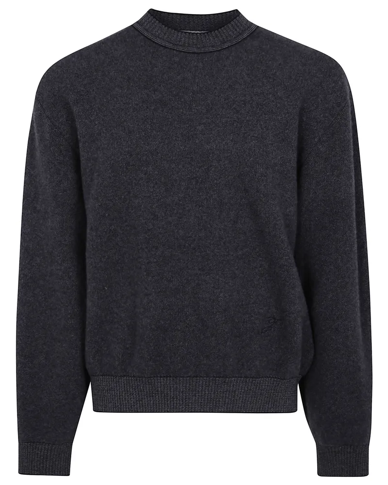 Jacquemus Sweater Round Neck "La Maille Pelota Gray