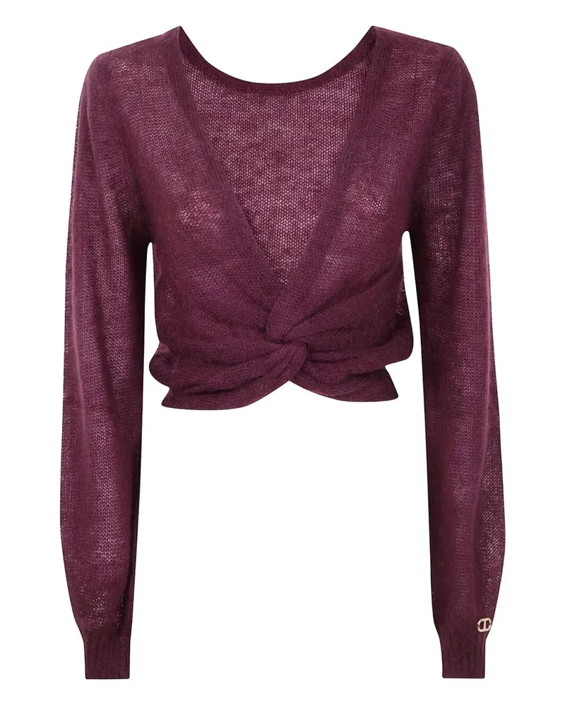 Twin-Set Long Sleeve Sweater Pink