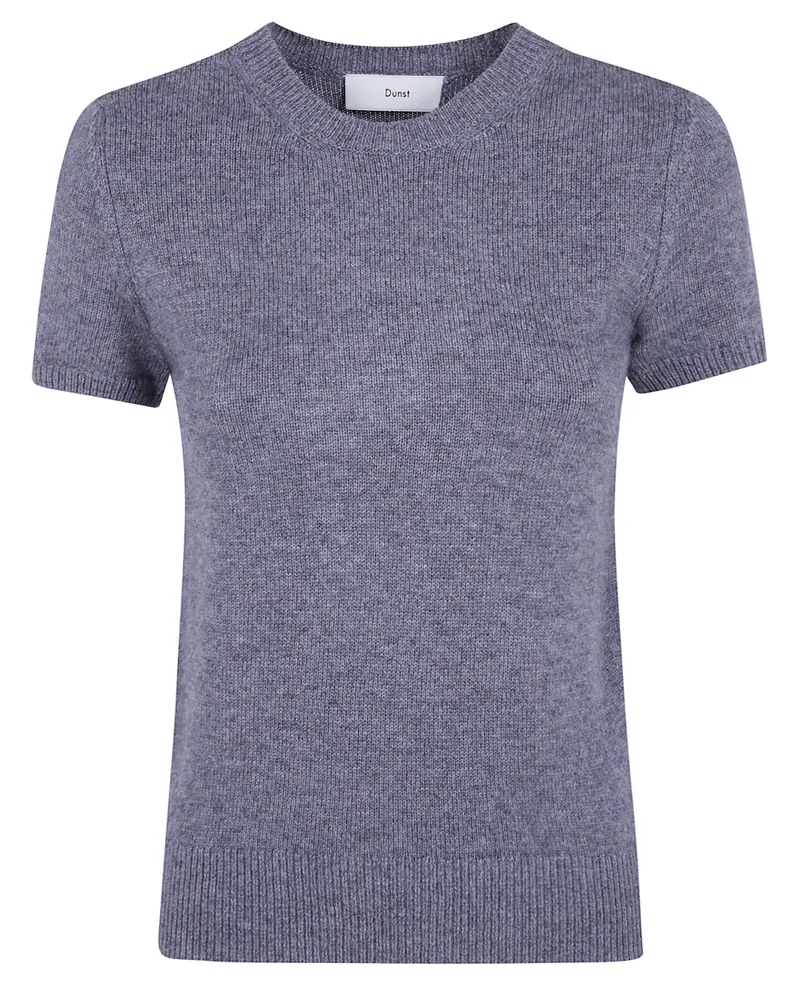 Dunst Half Sleeve Knit Top Gray