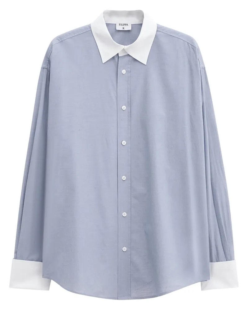 Filippa K Cotton Tuxedo Shirt By Filippa K Gray