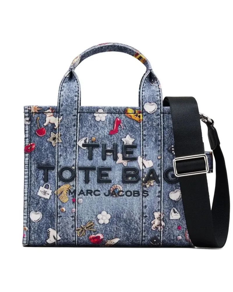 Marc Jacobs The Small Tote" Canvas Tote Bag Blue