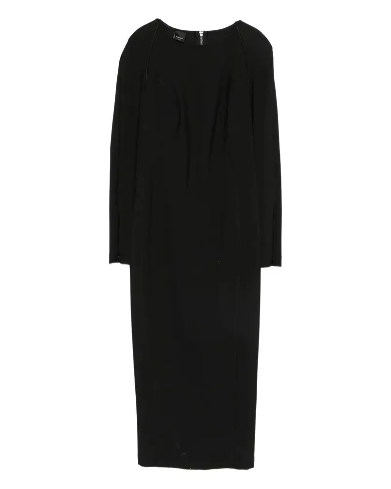 Pinko Frutta" Crepe Poly Dress Black