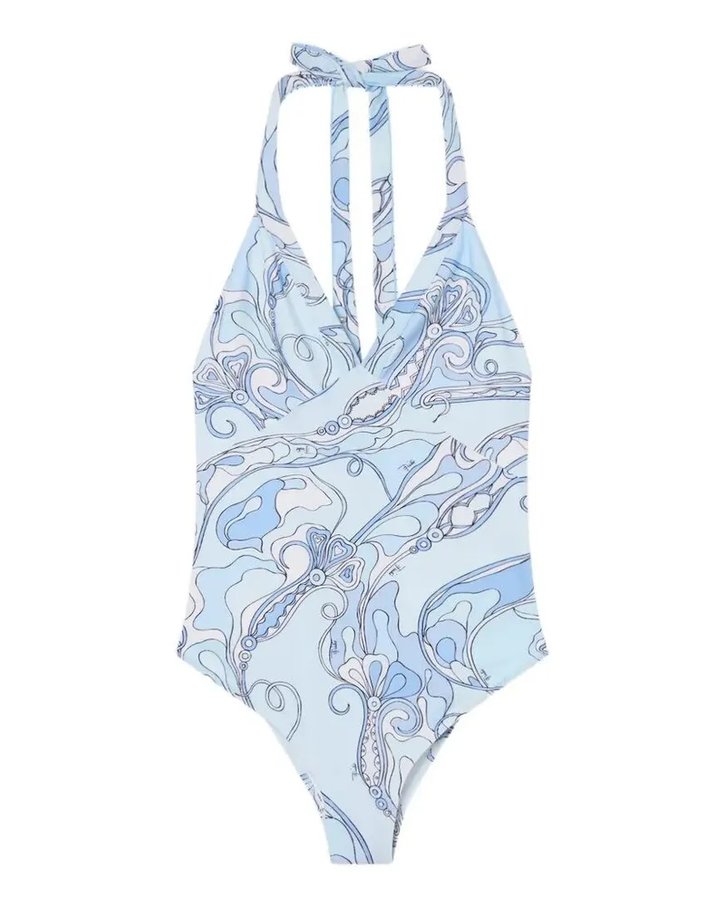 Emilio Pucci Lycra Swimwear Blue