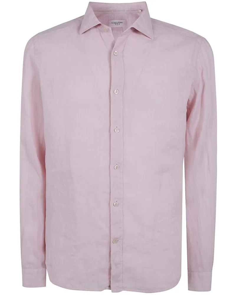 Tintoria Mattei Linen Shirt Pink