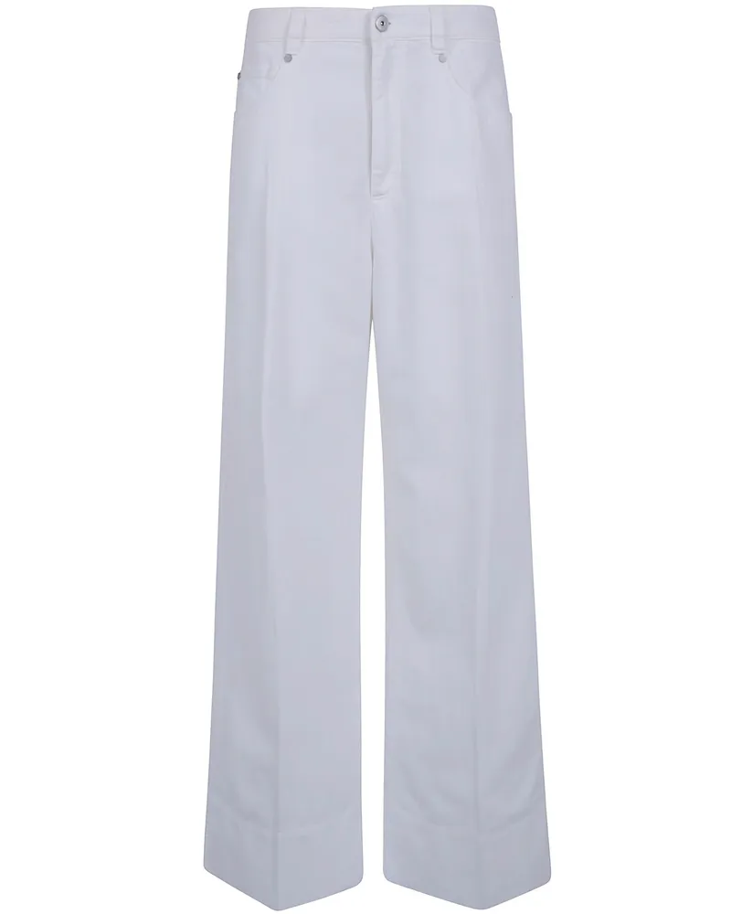 Brunello Cucinelli White Trousers White
