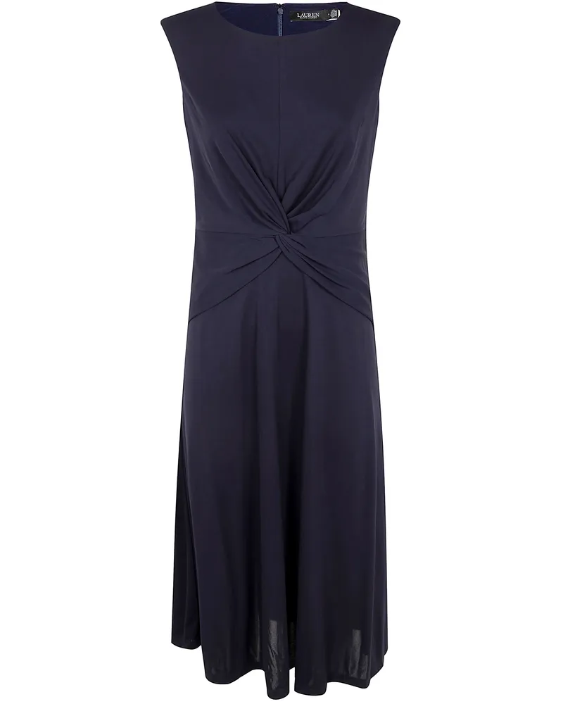Ralph Lauren Tessanne Short Sleeve Day Dress Blue