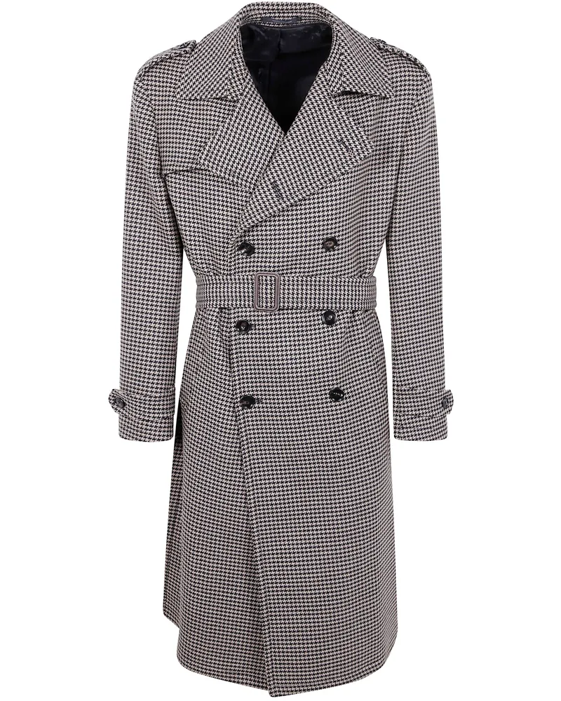 Tagliatore Born" Men`S Trench Coat Multi
