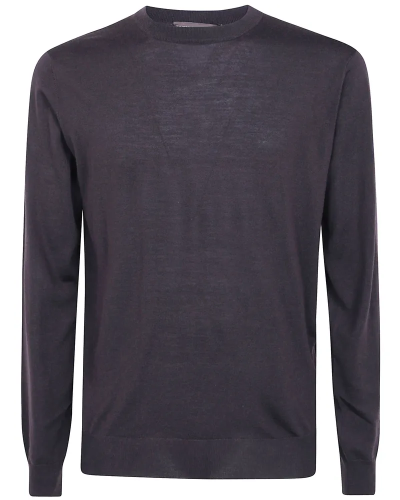 Filippo de Laurentiis Round Neck Sweater Gray