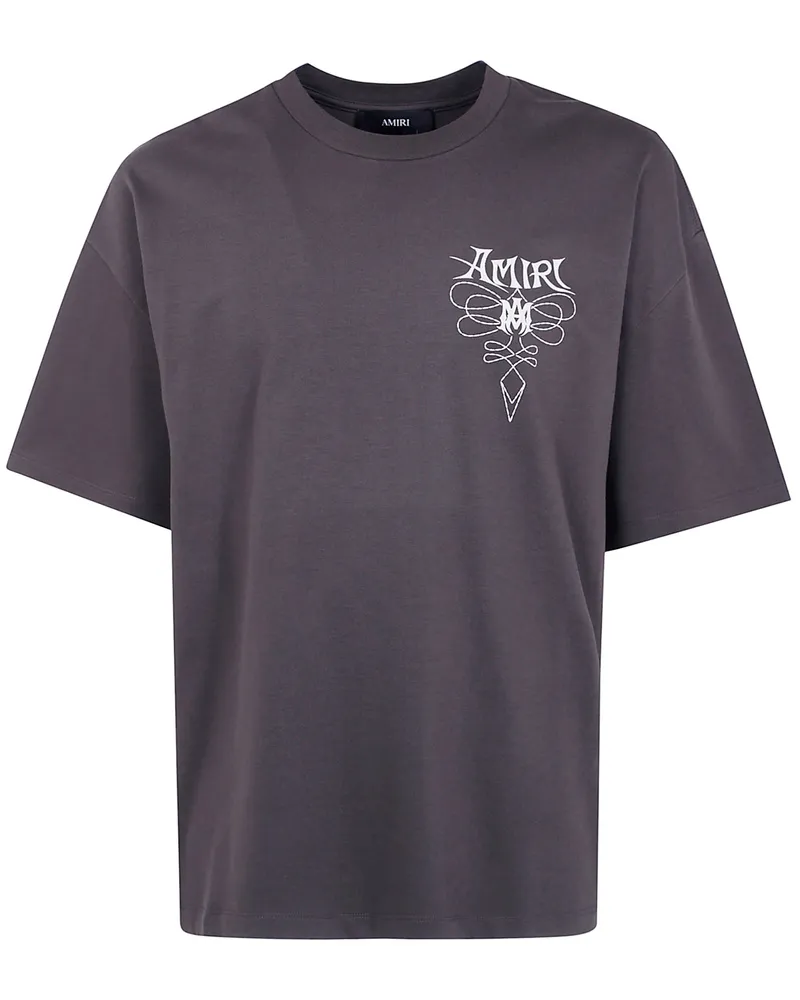 Amiri T-Shirt Short Sleeve "Lasso Os Gray