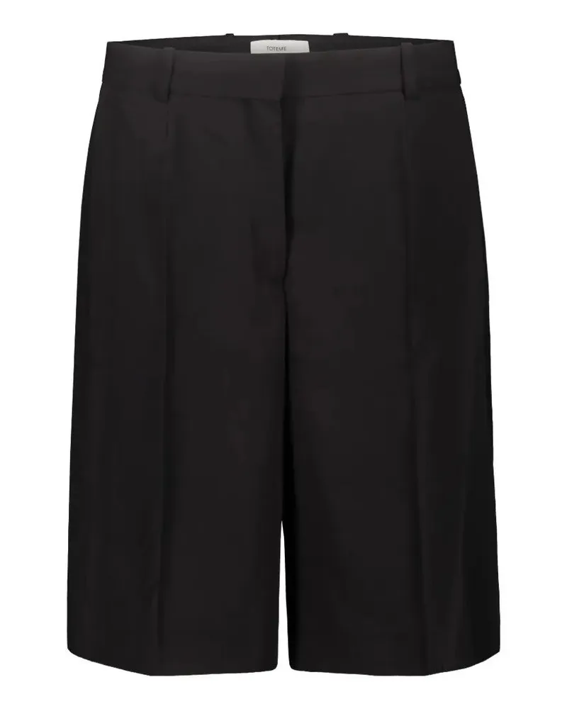 Totême Wide Fluid" Shorts Black