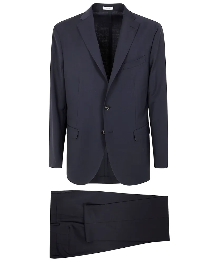Boglioli Men Suit Blue