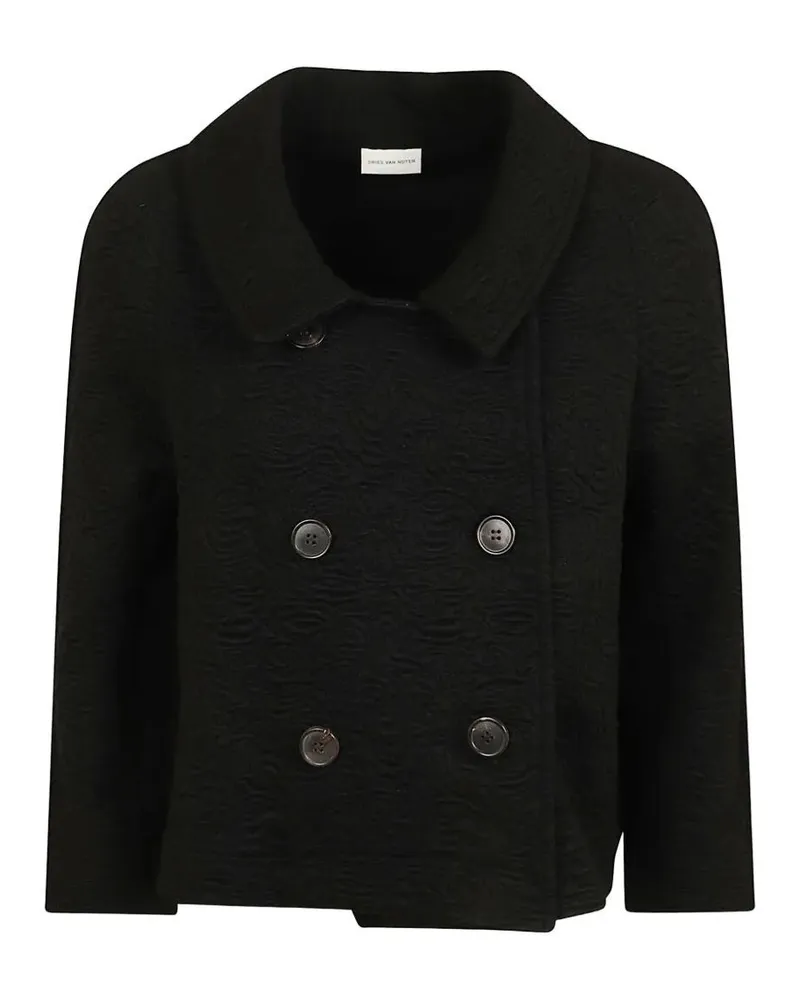 Dries van Noten Huvia" Double Breasted Jacket Black