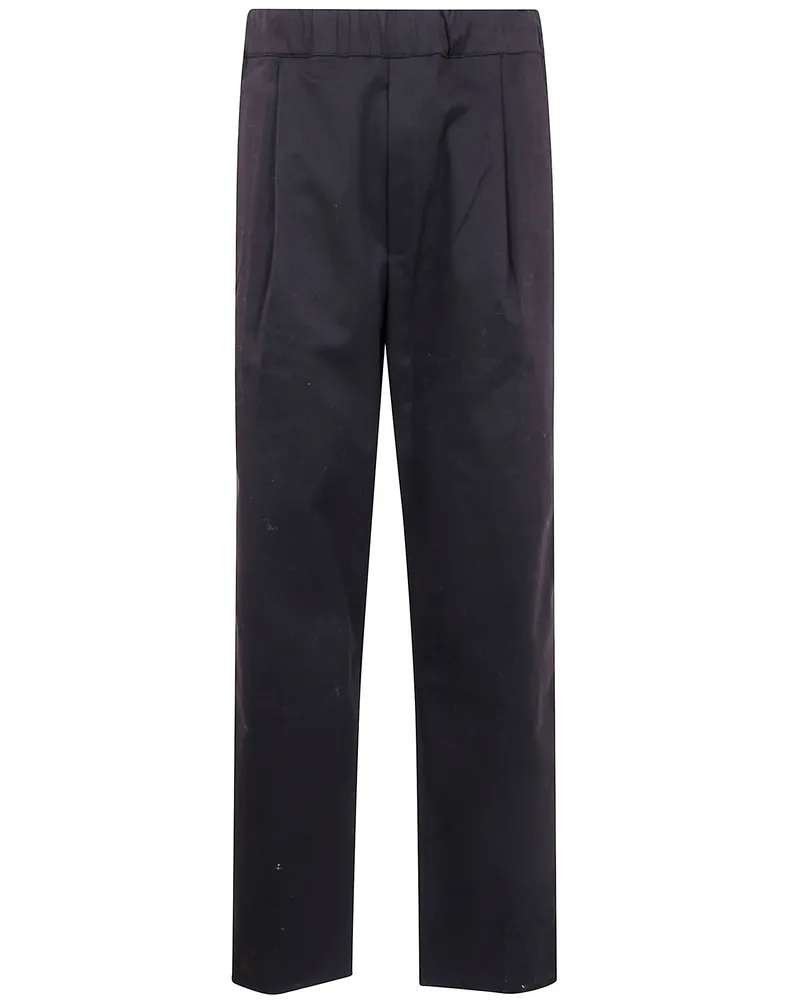 Laneus Gabardine Pants Man Black