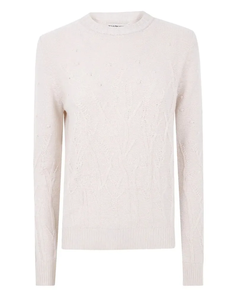 Twin-Set Round Neck Sweater Beige