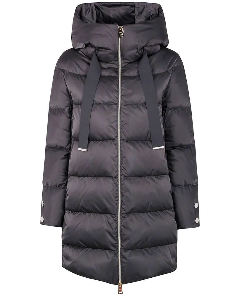 Herno A-Shape" Hooded Jacket Gray