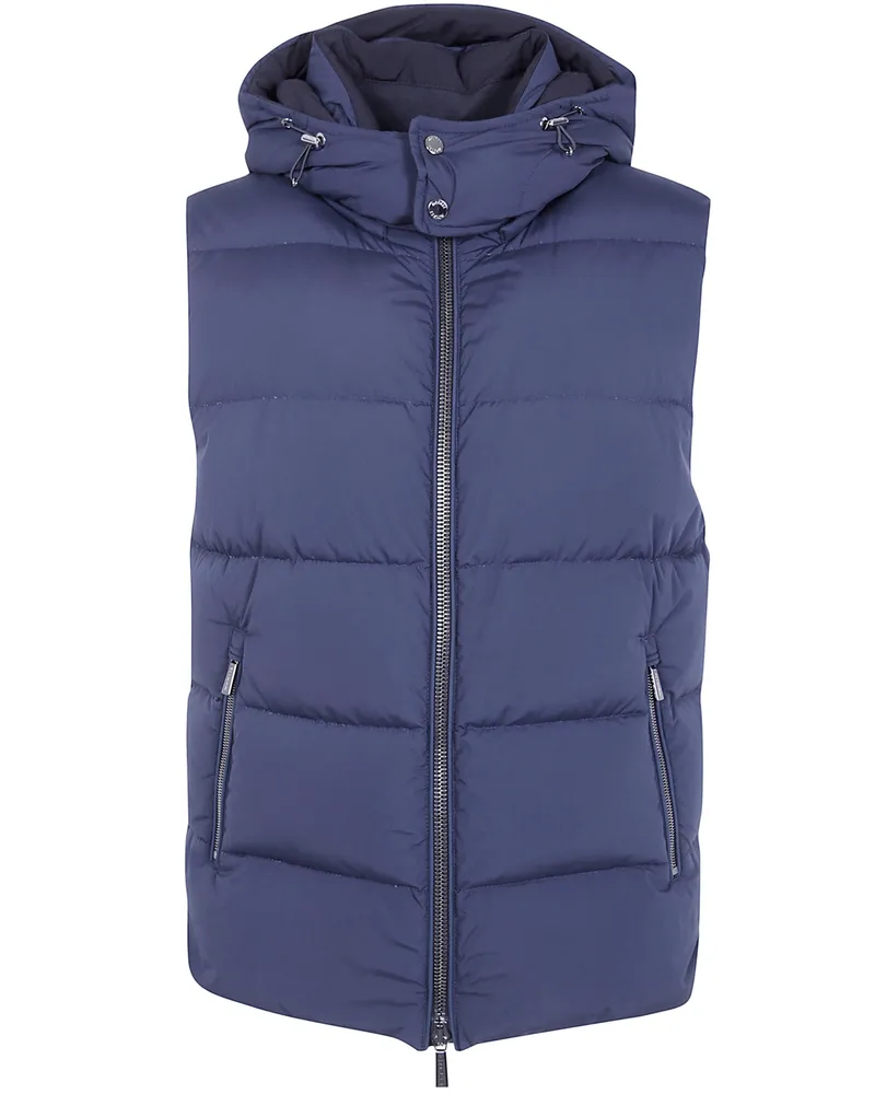 MOORER Jacket Hooded "Fire Blue