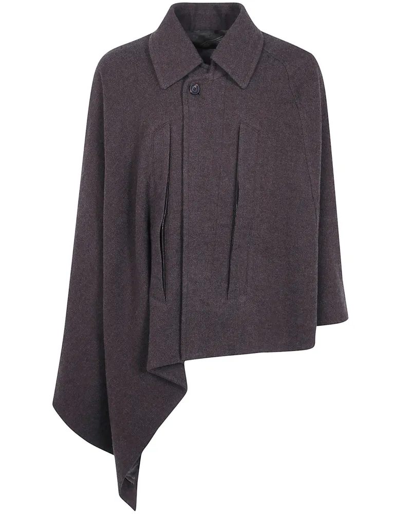 Ziggy Chen Poncho Spread Collar "Speard Collar Poncho Pink