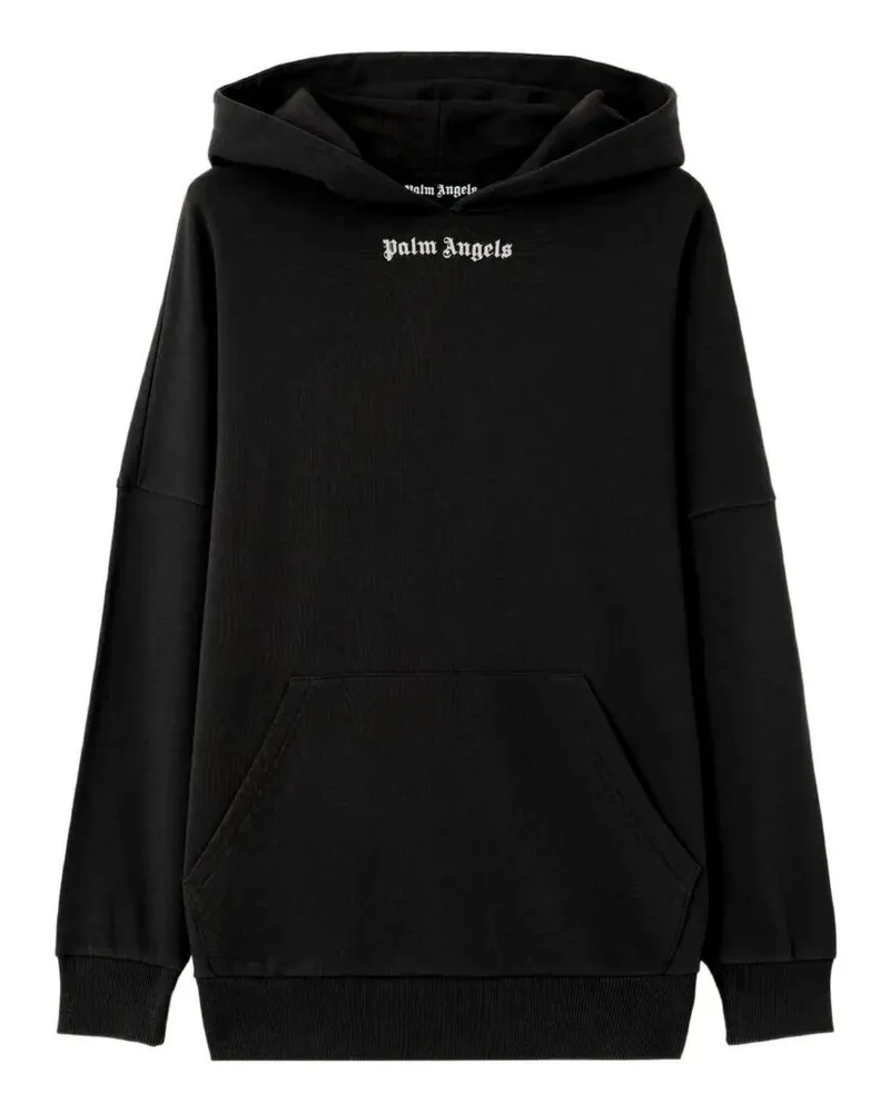 Palm Angels Classic Logo Over Hoodie Black