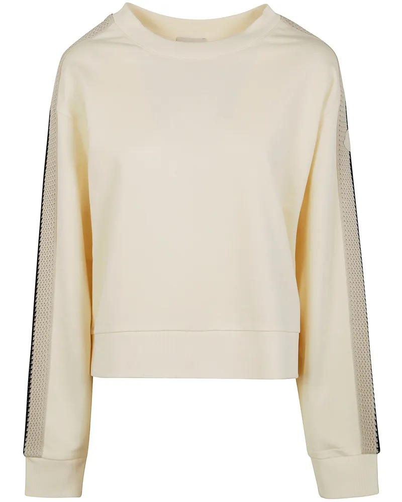 Moncler Round Neck Sweatshirt White