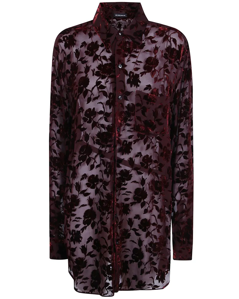 Ann Demeulemeester Long Shirt "Elisabeth Red
