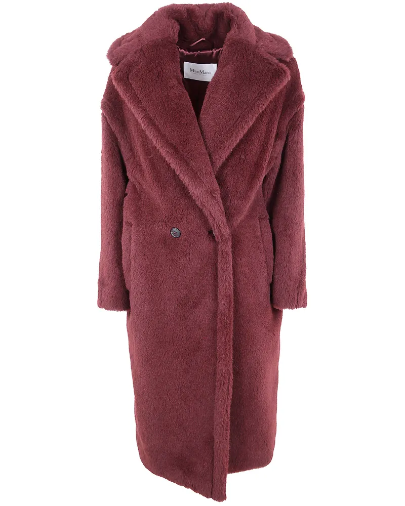 Max Mara Tedgirl" Classic Coat Red