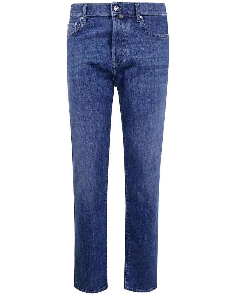 Jacob Cohën Pant 5 Pockets Regular Straight Medium Rise Fit Edo V1" D Blue