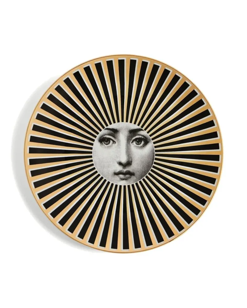 Fornasetti Theme And Variation Nr 247" Plate Metallic