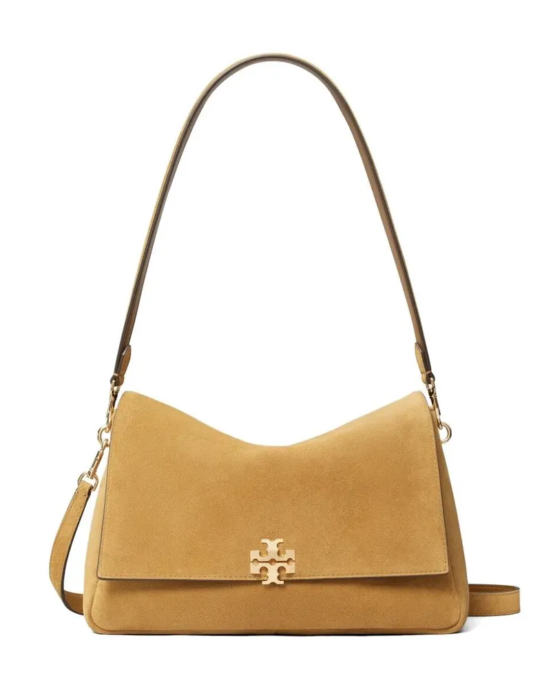 Tory Burch Shoulder Bag Suede "Charlie Brown