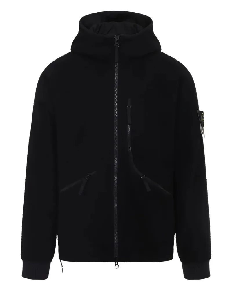 Stone Island Panno Ratinato" Jacket Black