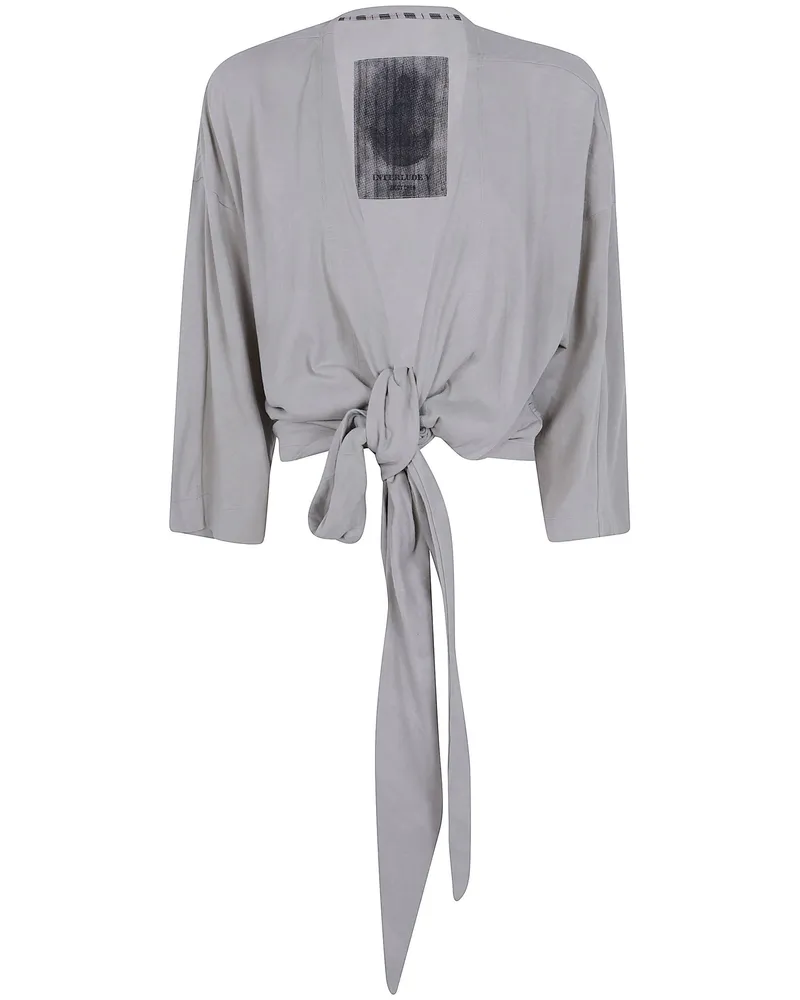 Ziggy Chen T-Shirt Collarless "Jersey Gray