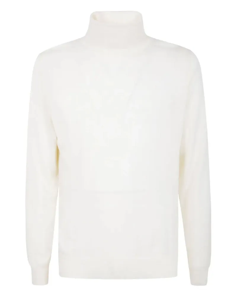 Filippo de Laurentiis Turtle Neck Sweater White