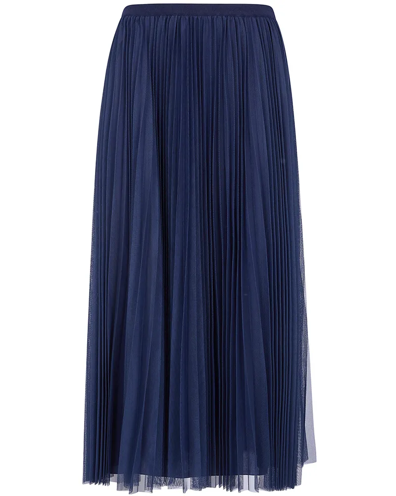 Fabiana Filippi Skirt Tulle Plisse "Gnd216f426.M264 5146 Blue