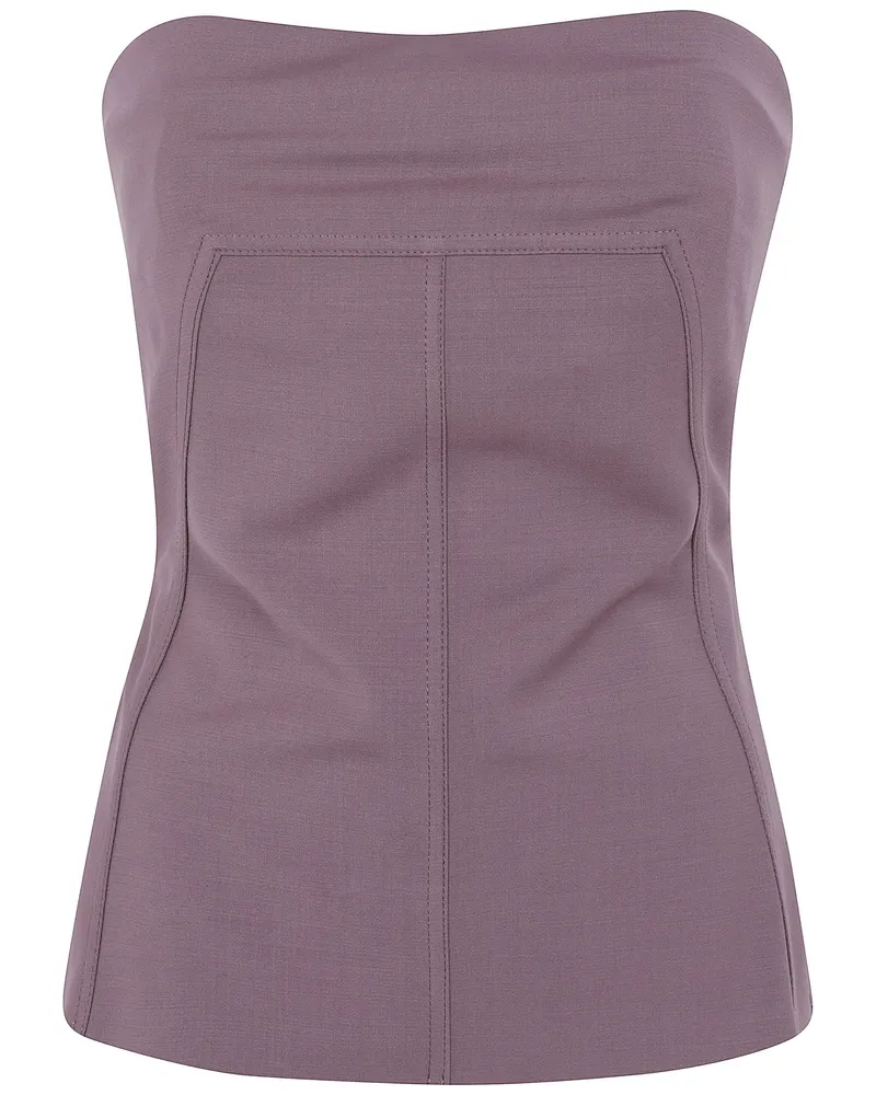Rick Owens Top With Pockets "Bustier Pink