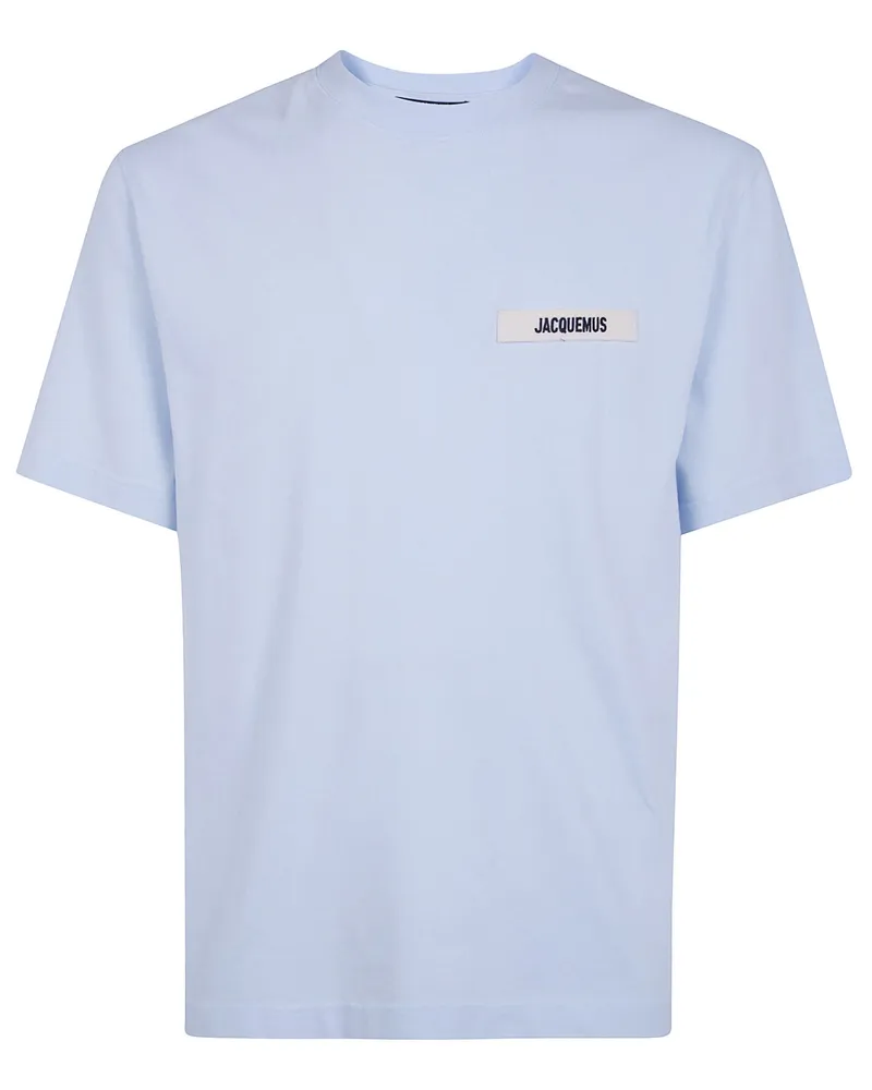 Jacquemus Le Tshirt Gros Grain" T-Shirt Blue