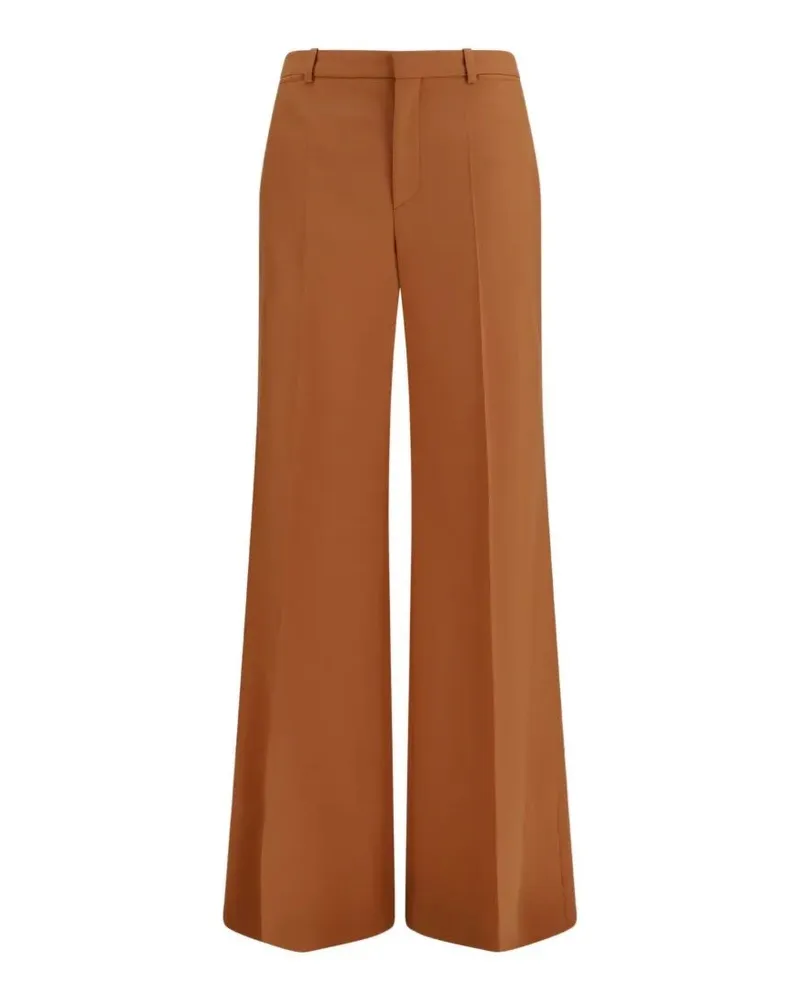Chloé Pantaloni Gamba Flare "Flare Leg Trousers Red