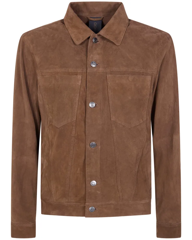 Giorgio Brato Denim Jacket Brown