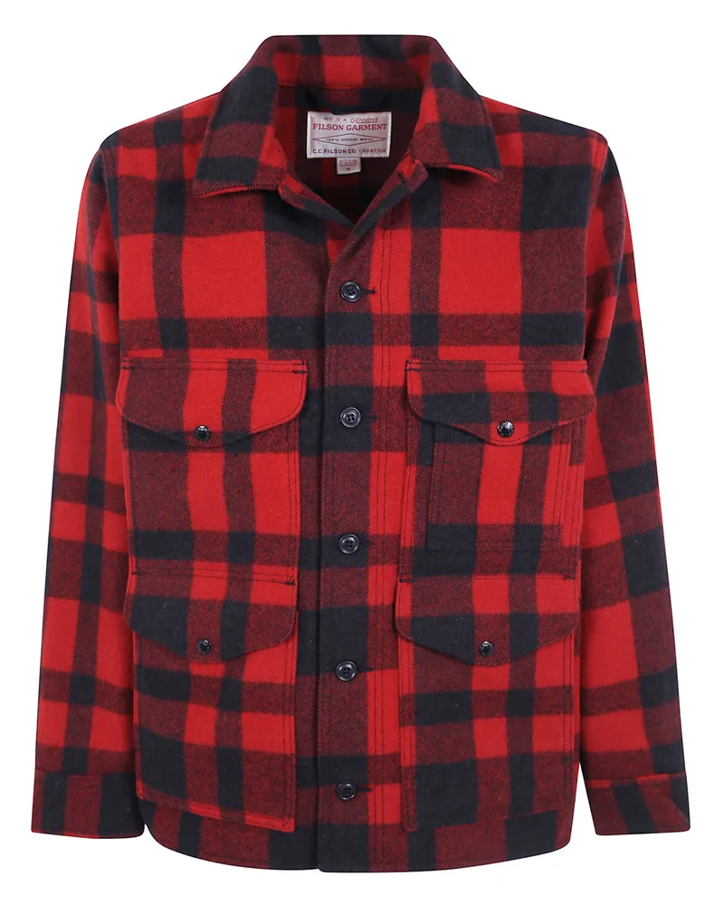 Filson Jacket Wool "Mackinaw" Cruiser Red