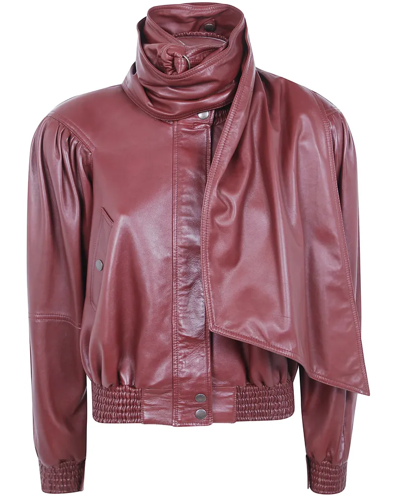 Chloé Jacket Turtle Neck Volume 80`S Brown