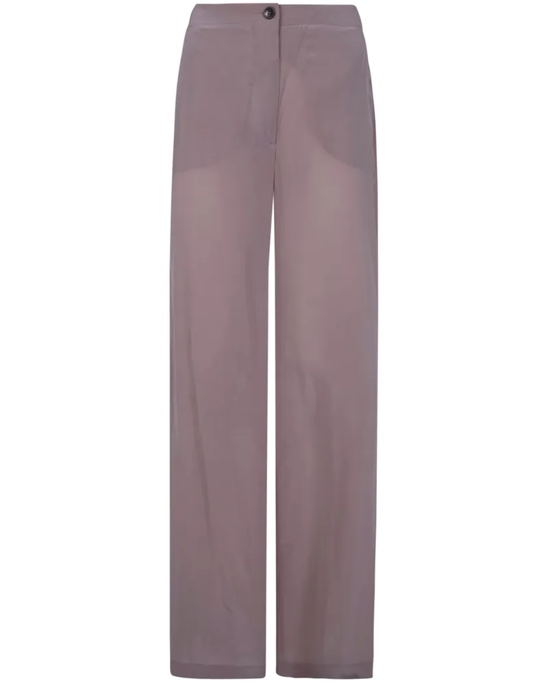 Seventy Mixed Silk Sand Wash Trousers Pink