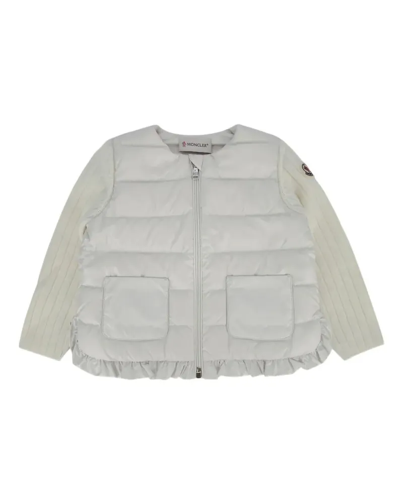 Moncler Cardigan Tricot White