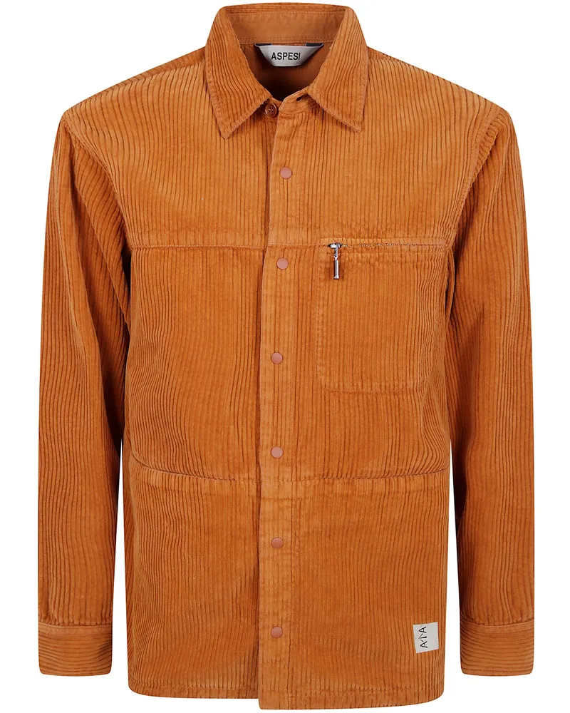 ASPESI Shirt Cotton Yellow